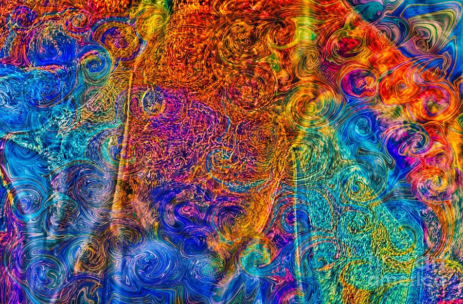 Abstracted Lioness Colorful Abstract Art by Omaste Witkowski by Omaste Witkowski