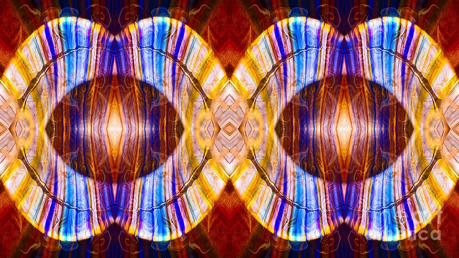 All Eyes On Eternity Abstract Living Artwork by Omaste Witkowski by Omaste Witkowski