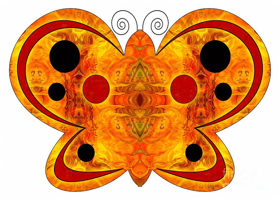 Alternate Realities And Abstract Butterflies by Omashte by Omaste Witkowski