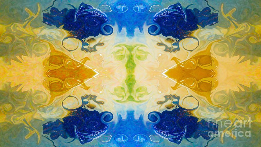 Balancing Energies In Life Abstract Healing Artwork by Omaste Witkowski by Omaste Witkowski