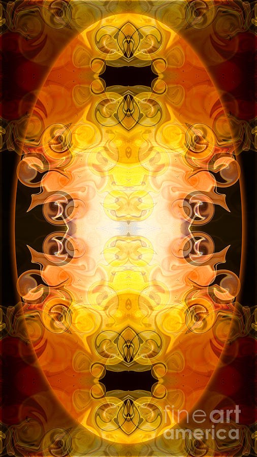 Barely Contained Excitement Abstract Organic Bliss Art by Omaste by Omaste Witkowski