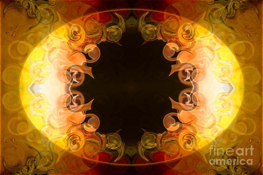 Bountiful Bliss Abstract Organic Bliss Art by Omaste Witkowski by Omaste Witkowski