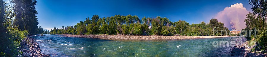 Carlton Complex and Methow River Panorama by Omaste Witkowski by Omaste Witkowski