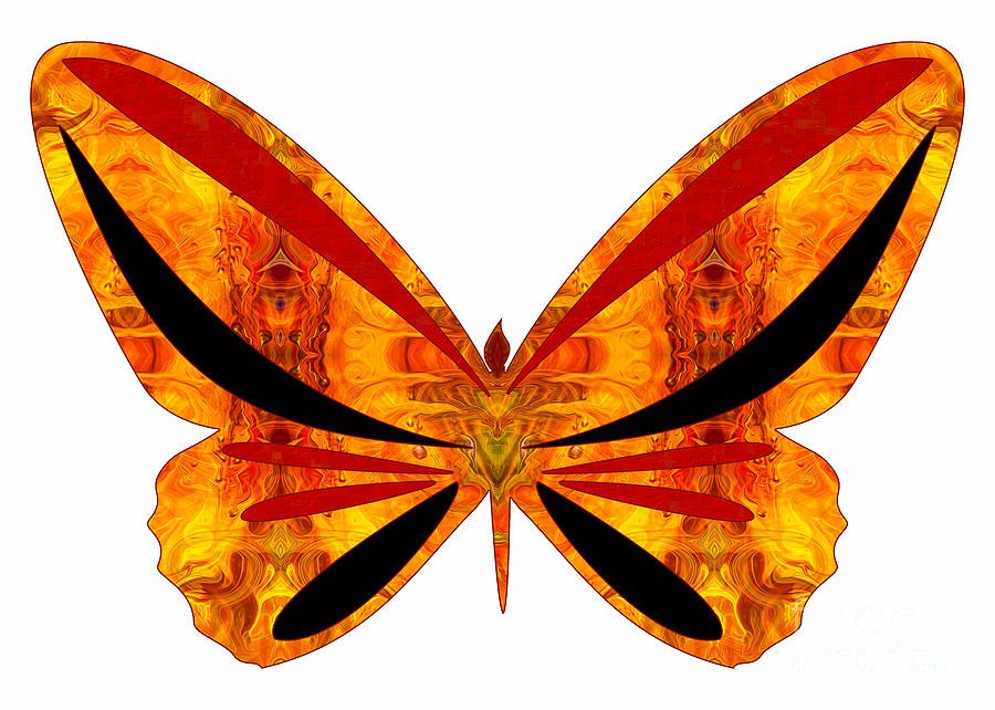 Channels of Bliss And Abstract Butterflies by Omashte by Omaste Witkowski