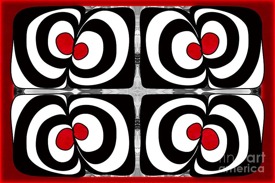 Cheshire Cat Abstract by Omashte by Omaste Witkowski