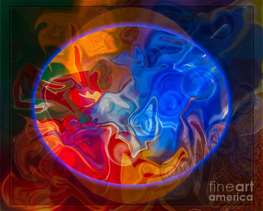 Clarity In The Midst of Confusion Abstract Healing Art by Omaste Witkowski