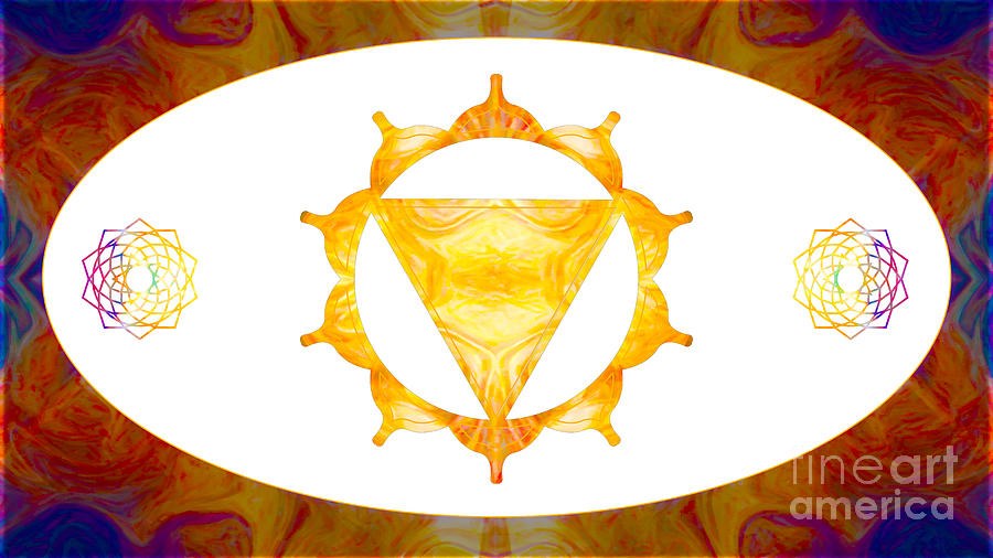 Conscious Spirituality Abstract Chakra Art by Omaste Witkowski by Omaste Witkowski