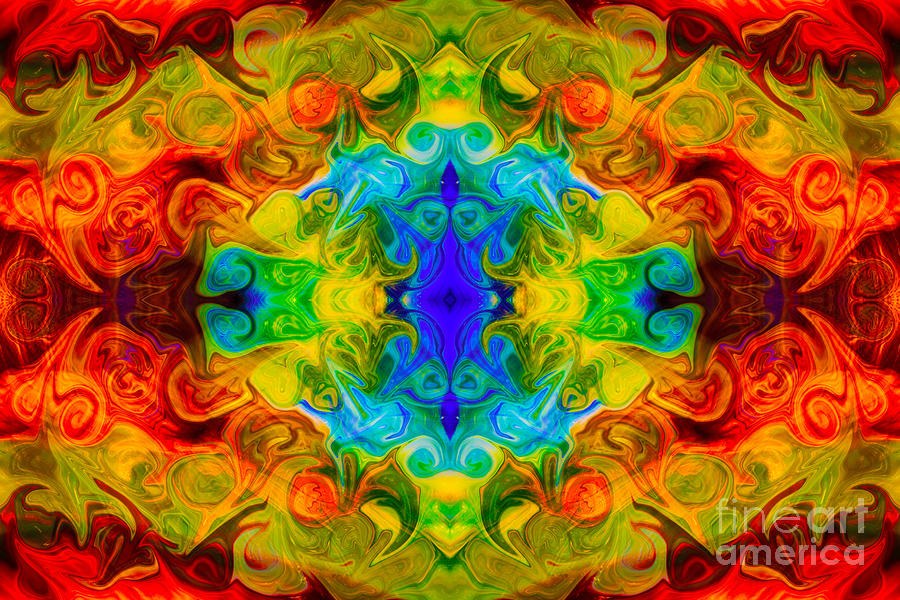 Diamond In The Rough Abstract Pattern Artwork by Omaste Witkowski by Omaste Witkowski