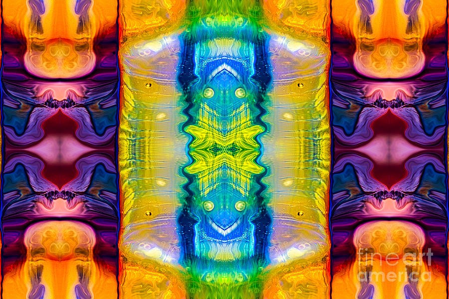 Dimensional Equality Abstract Candy Crush Art by Omaste Witkowsk by Omaste Witkowski