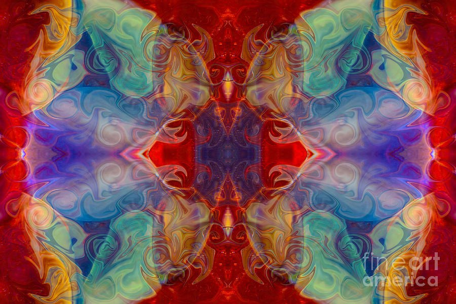 Dimensional Realities Abstract Pattern Artwork by Omaste Witkowski by Omaste Witkowski