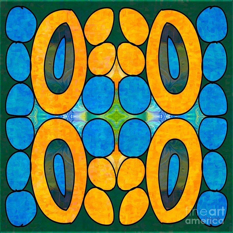 Dreaming In Circles Abstract Hard Candy Art by Omashte by Omaste Witkowski