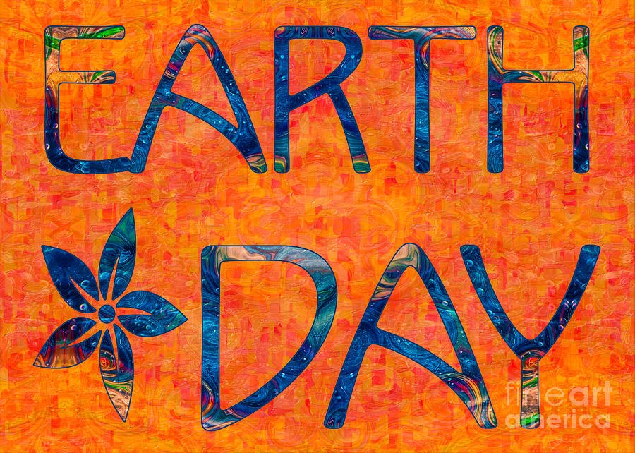 Earth Day Imagination Abstract Greeting Card Art by Omaste Witko by Omaste Witkowski