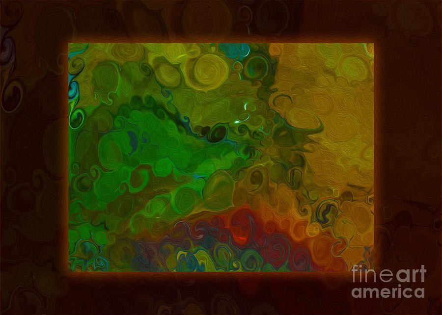 Emotional Discovery of Joy Within Color an Abstract Painting by Omaste Witkowski