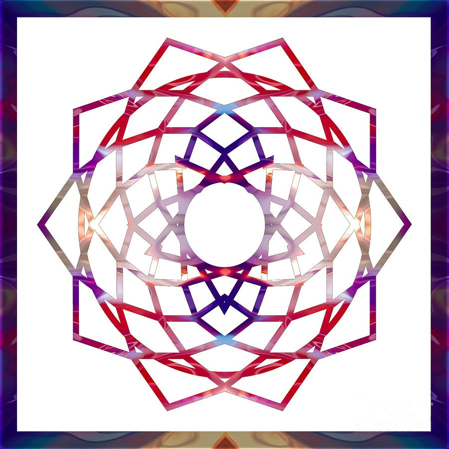 Enchanted Awareness Abstract Chakra Artwork by Omaste Witkowski by Omaste Witkowski