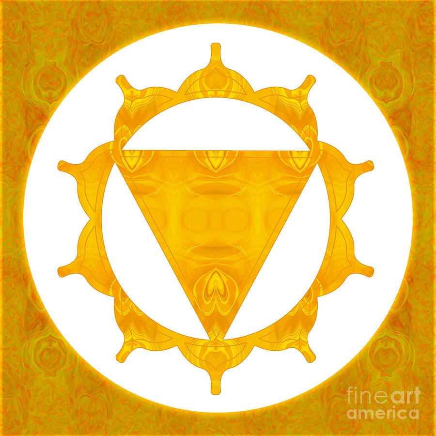 Energy Center Abstract Chakra Artwork by Omaste Witkowski by Omaste Witkowski