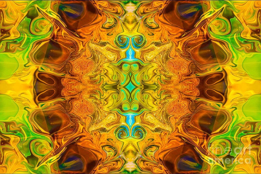Energy Experiences Abstract Healing Artwork by Omaste Witkowski by Omaste Witkowski
