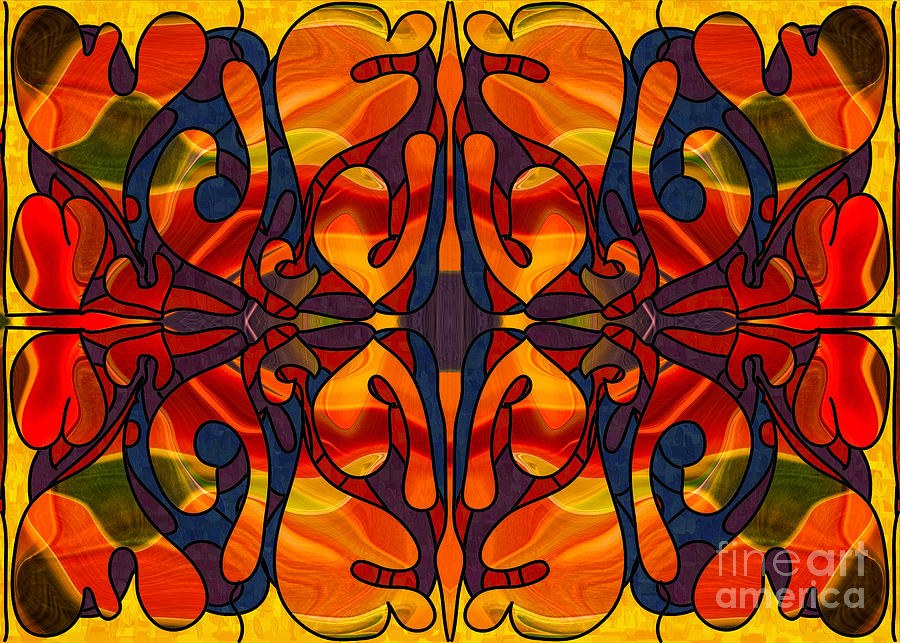 Energy Woven Into Life Abstract Fabric Art by Omaste Witkowski by Omaste Witkowski
