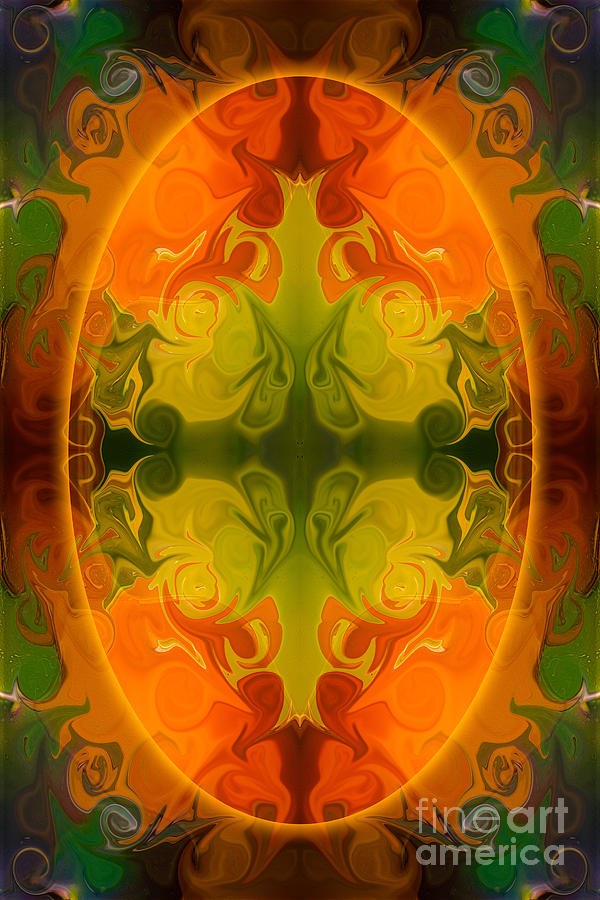 Eternal Energies Abstract Mandala Art by Omashte by Omaste Witkowski