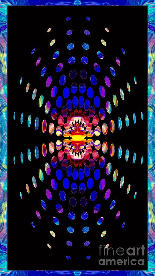 Eternal Rays of Hope Abstract Healing Artwork by Omaste Witkowski