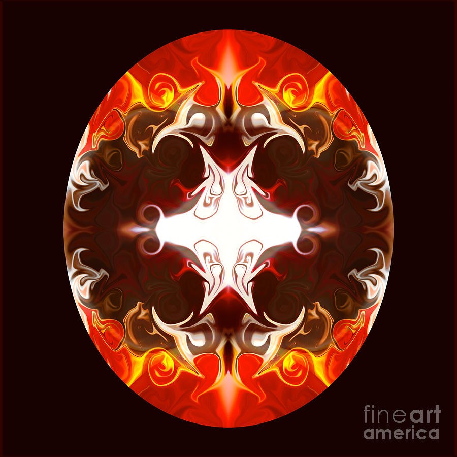 Exploding Consciousness Abstract Mandala Artwork by Omaste Witkowski by Omaste Witkowski