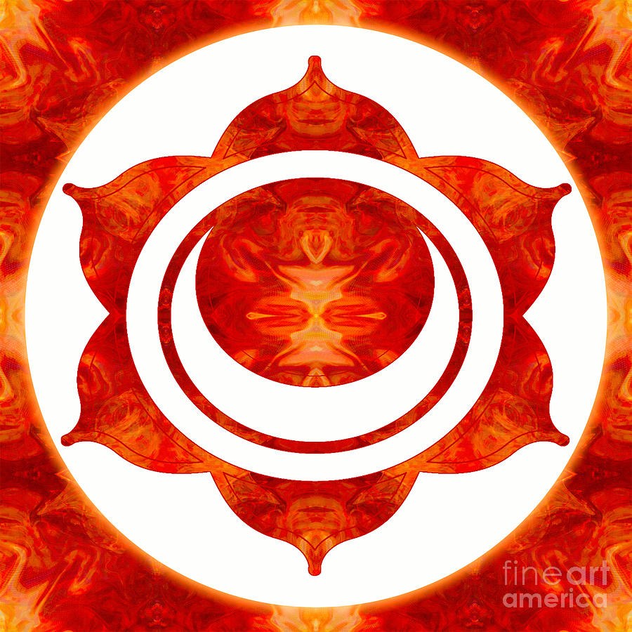 Exploding Sensuality Abstract Chakra Art by Omaste Witkowski by Omaste Witkowski