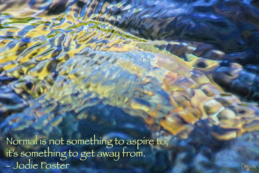 Extraordinary Lives - Motivational Water Art by Omaste Witkowski by Omaste Witkowski