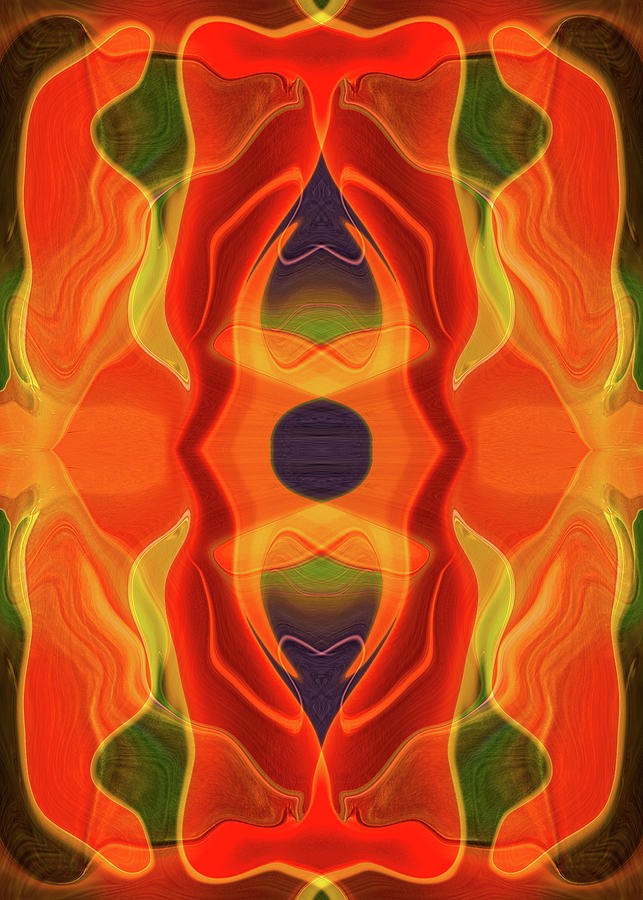 Fall Colors Abstract Art by Omaste Witkowski
