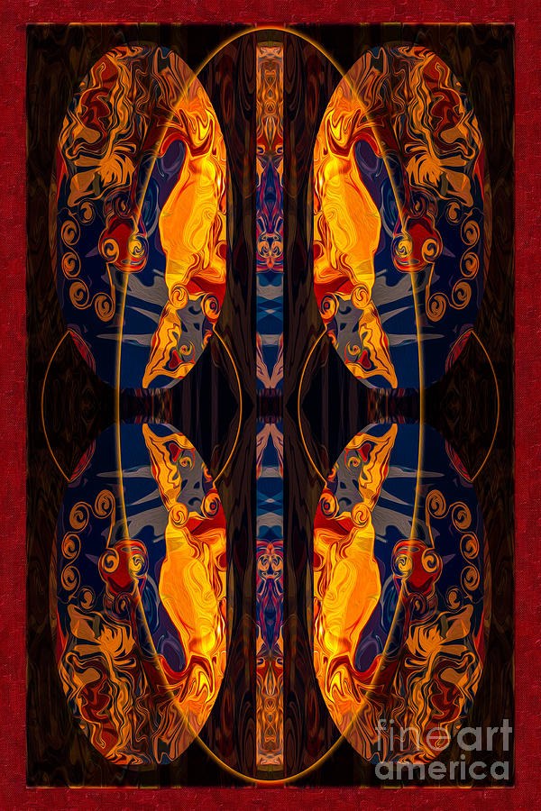 Family Ties Abstract Healing Art by Omaste Witkowski