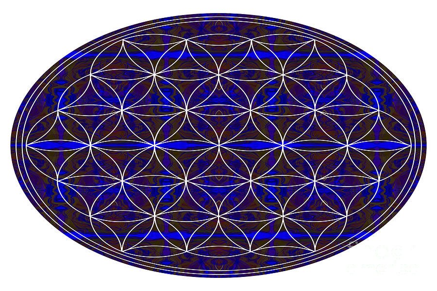 Flower Of Life Abstract Chakra Art by Omaste Witkowski by Omaste Witkowski