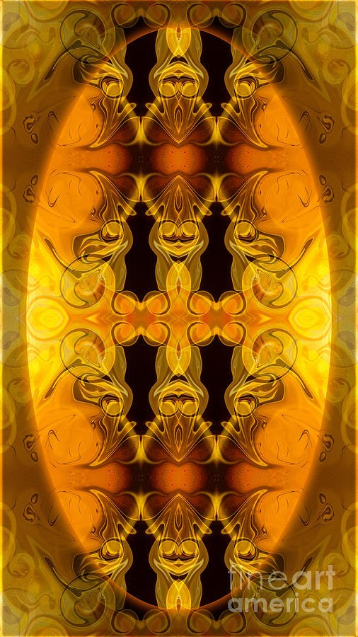 Flowering Energy Centers Abstract Organic Bliss Art by Omaste Wi by Omaste Witkowski
