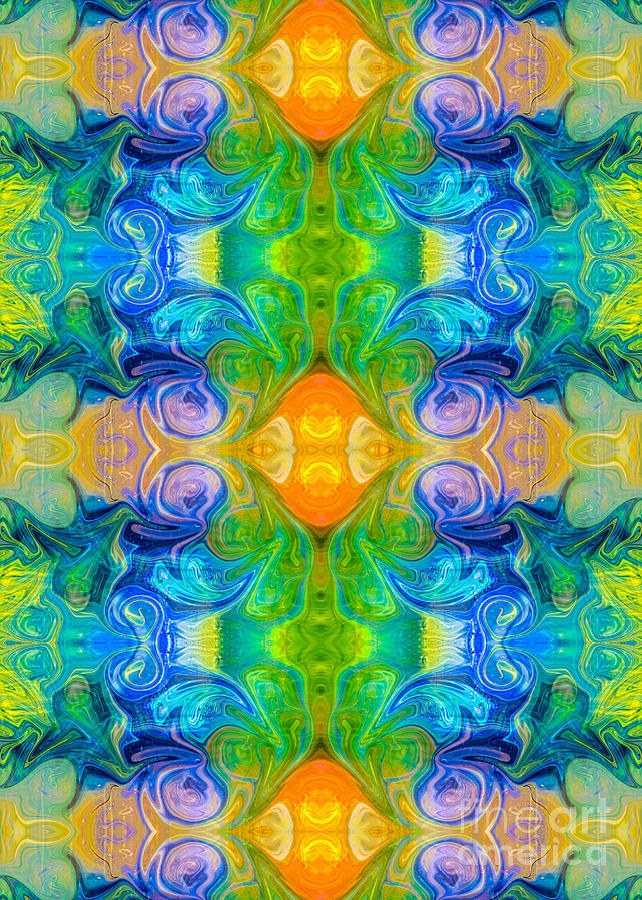Flowing Realities Abstract Bliss Art by Omashte by Omaste Witkowski