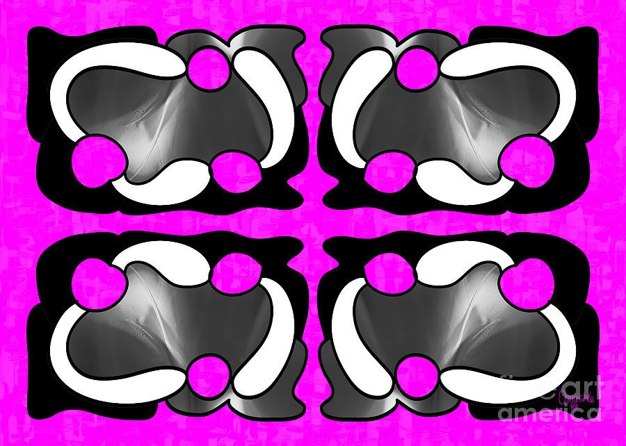 Fuschia Fun Abstract Macro Transformations by Omashte by Omaste Witkowski
