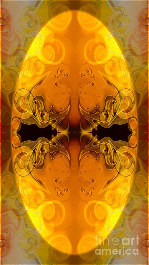 Golden Wings Abstract Organic Bliss Art by Omaste Witkowski by Omaste Witkowski by Omaste Witkowski