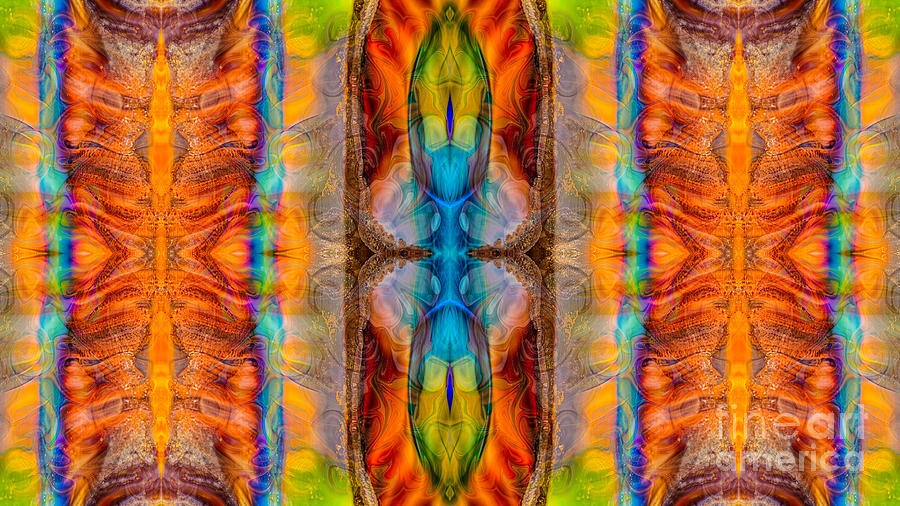 Great Spirit Abstract Pattern Artwork by Omaste Witkowski by Omaste Witkowski