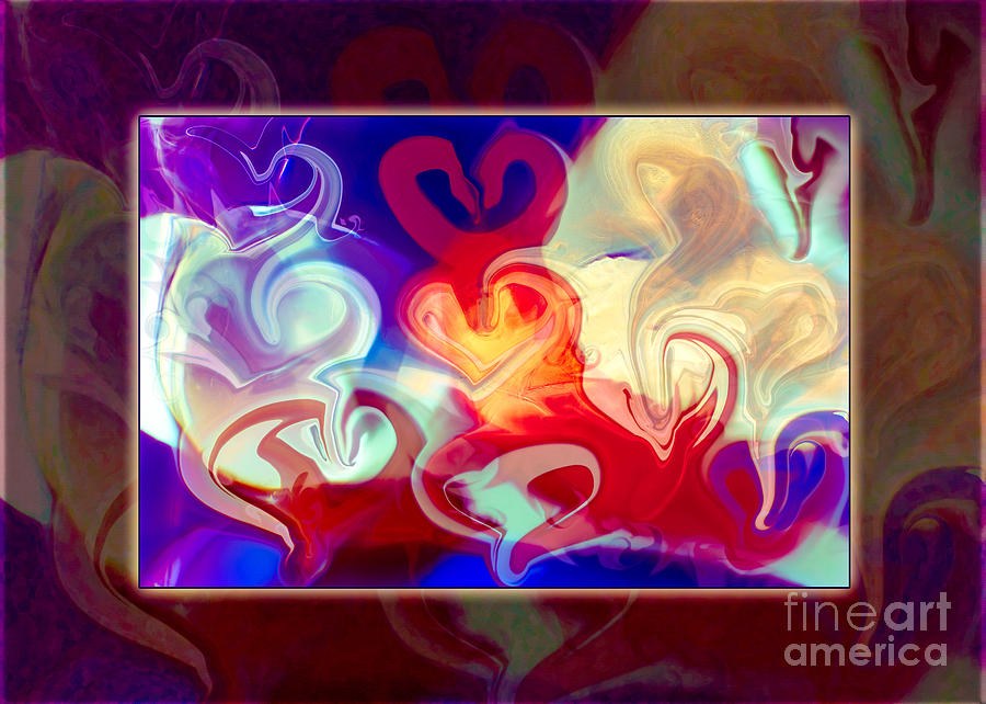 Heaven and Earth an Abstract Painting by Omaste Witkowski