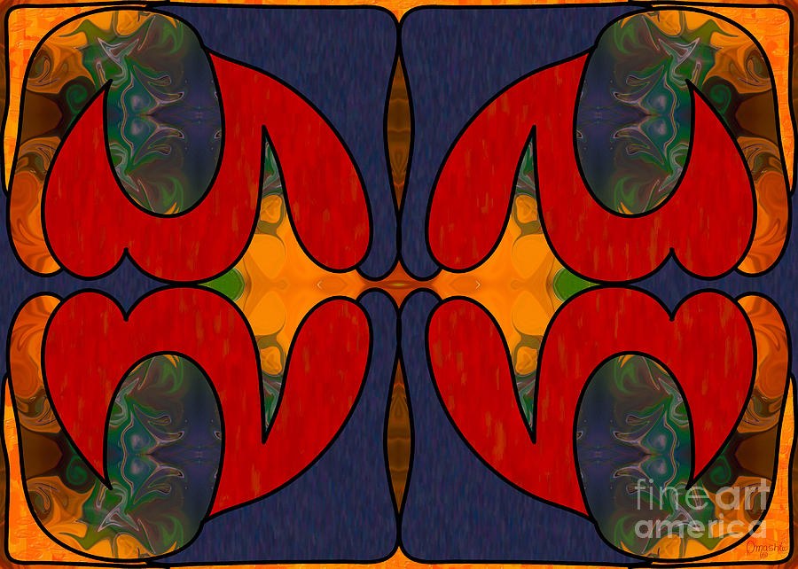 How Sweet It Is Abstract Art by Omashte by Omaste Witkowski