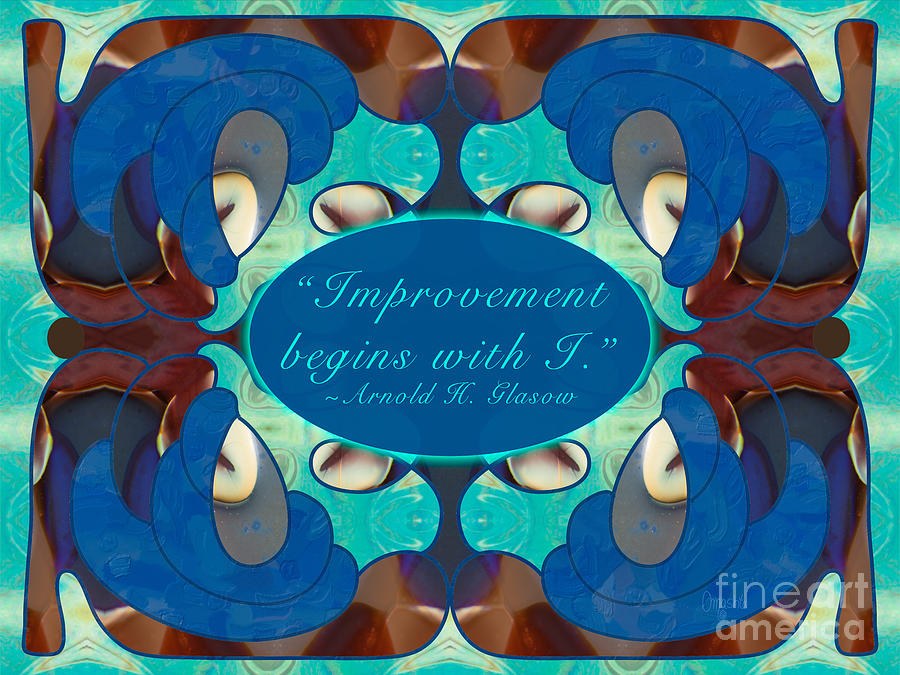 Improvement Abstract Art by Omashte by Omaste Witkowski