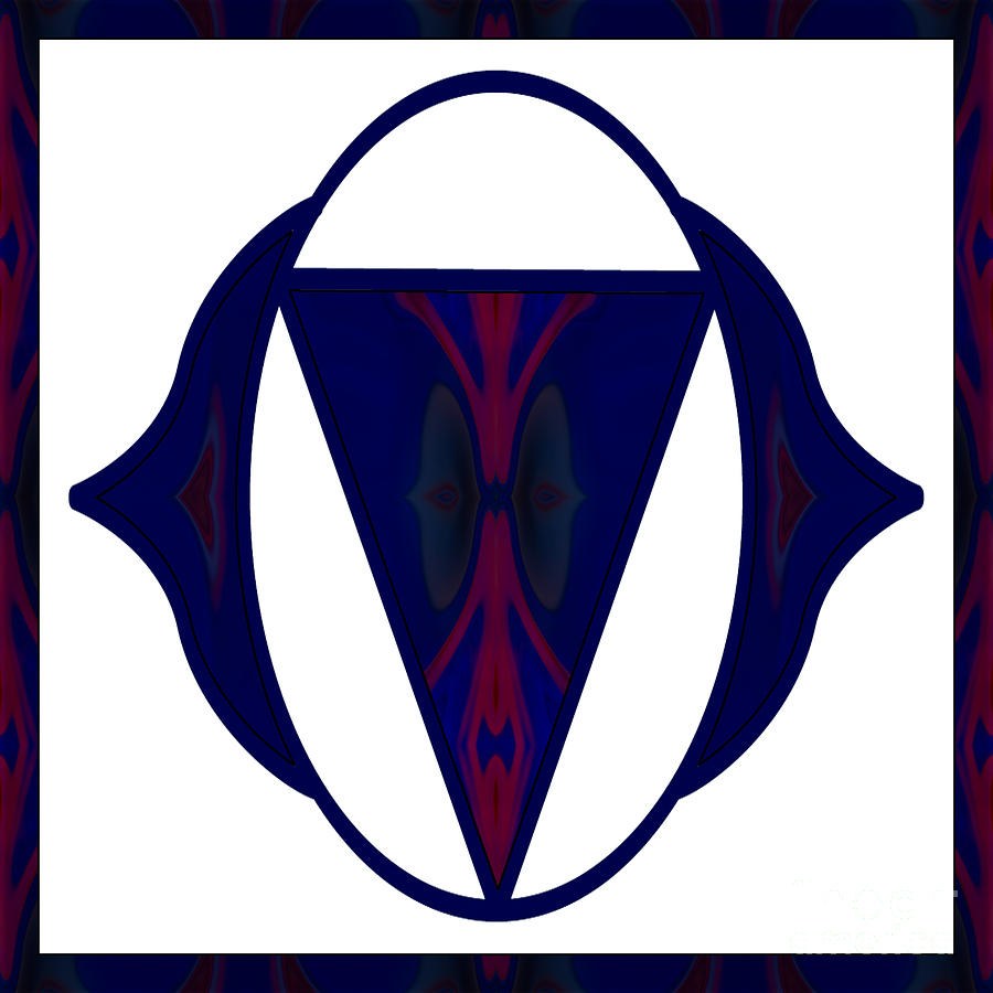 Indigo Connections Abstract Chakra Art by Omaste Witkowski by Omaste Witkowski