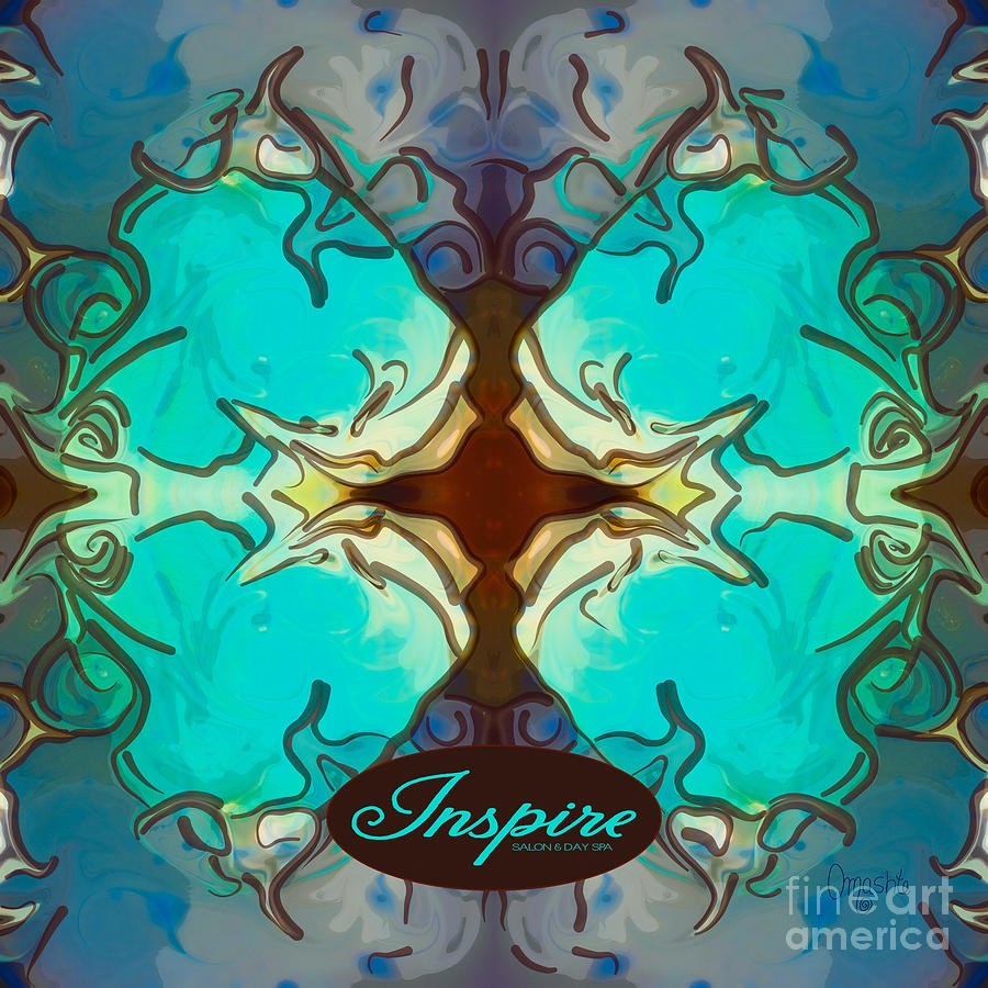 Inspire Circles 2015 Abstract Tote Art by Omashte by Omaste Witkowski