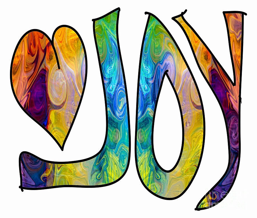 Joyful Occasions Abstract Inspirational Art by Omaste Witkowski by Omaste Witkowski
