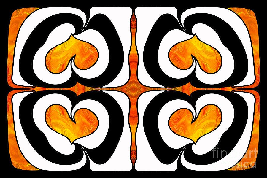 Learning To Love Abstract Illustration by Omashte by Omaste Witkowski