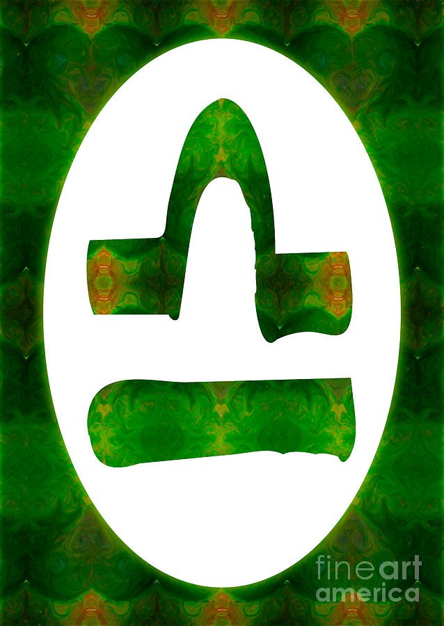 Libra and Heart Chakra Abstract Spiritual Artwork by Omaste Witk by Omaste Witkowski