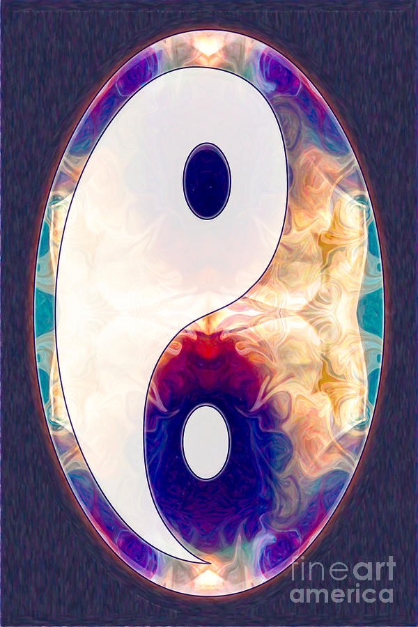 Indigo Portal: A Jewel-Toned Yin Yang by Omaste Witkowski