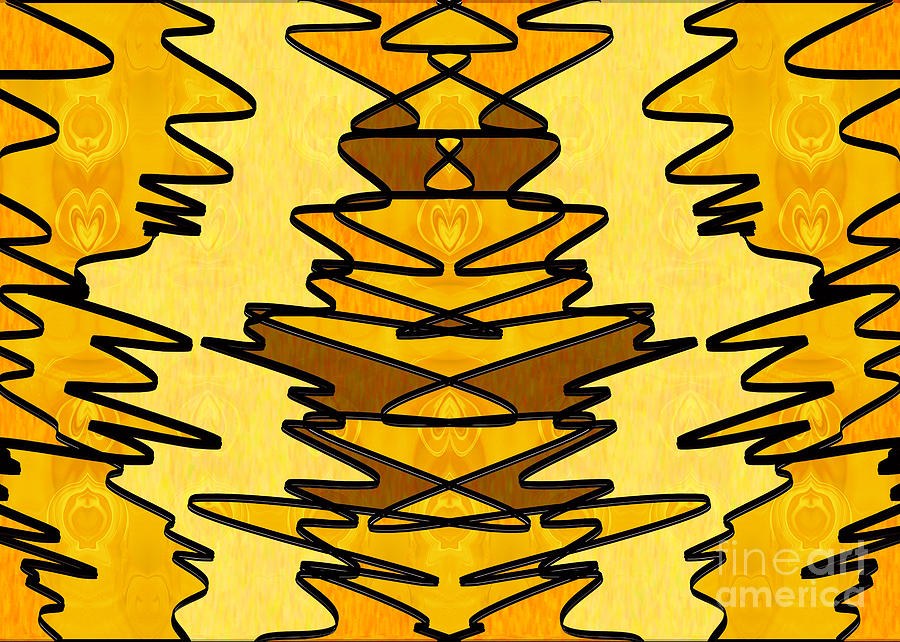 Loving Energy Abstract Creativity Art by Omaste Witkowski by Omaste Witkowski