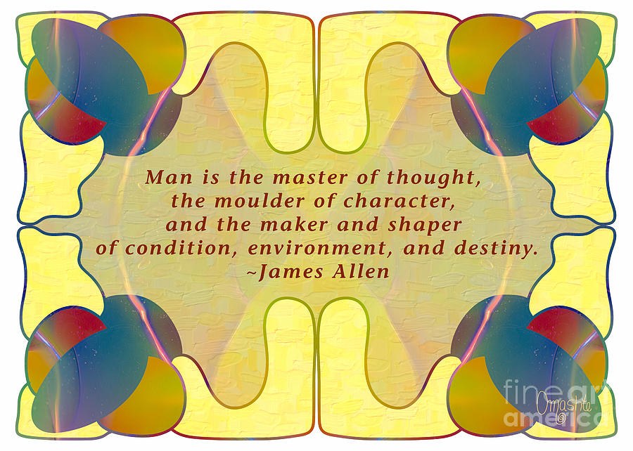 Masterful Destiny Abstract Inspirational Art by Omashte by Omaste Witkowski