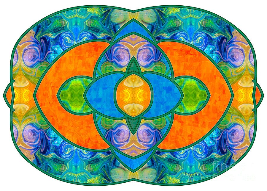 Menagerie Of Emotions Abstract Bliss Art by Omashte by Omaste Witkowski