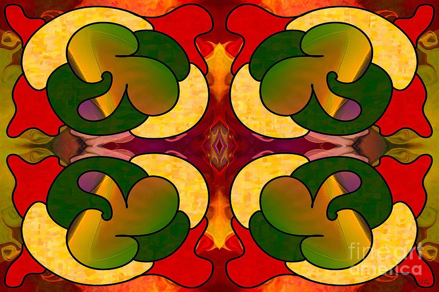 Missing Pieces Abstract Art by Omashte by Omaste Witkowski