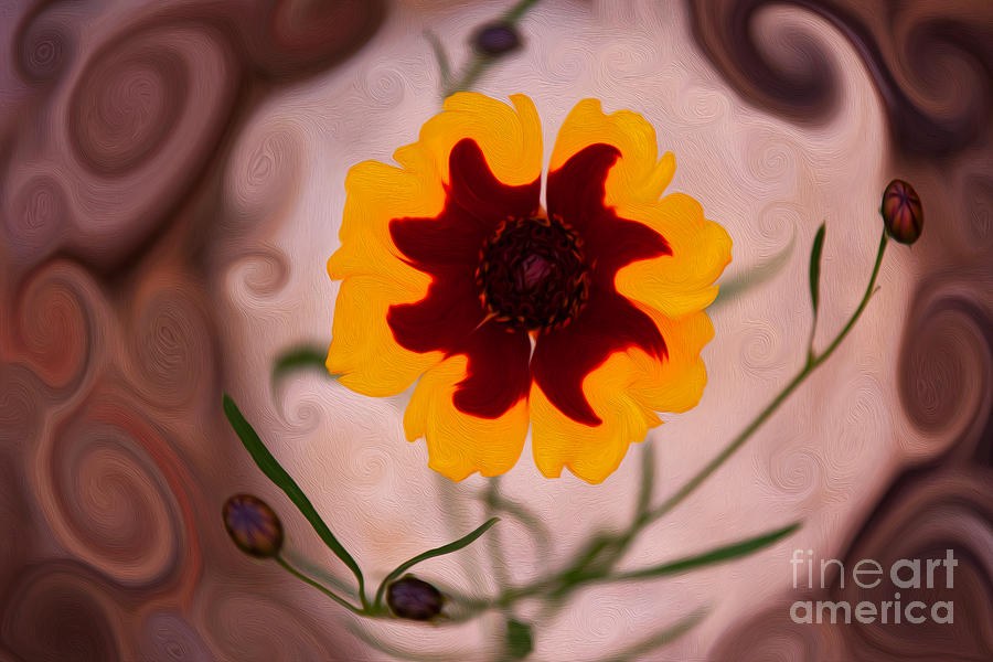 Mysterious Lady or Enchanted Flower by Omaste Witkowski
