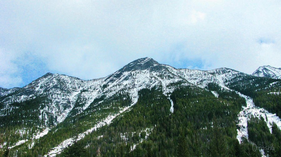 North Cascades Highway Spring View Landscape Photography by Omas by Omaste Witkowski