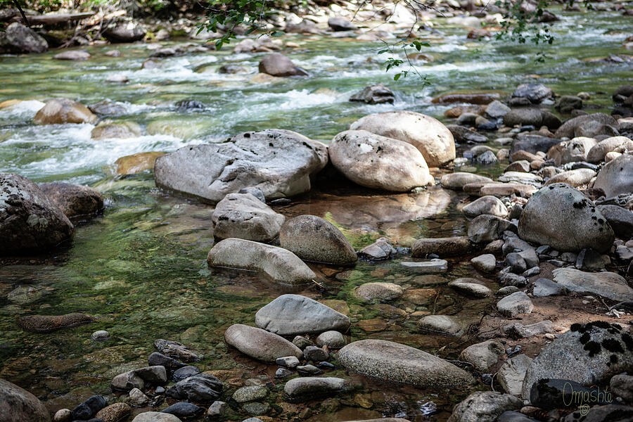 North Cascades River on Highway 20 by Omashte by Omaste Witkowski